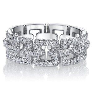 ✨Fashion Shiny Dainty Gems Zircon Trendy Eternity Ring for Women, MARR9085